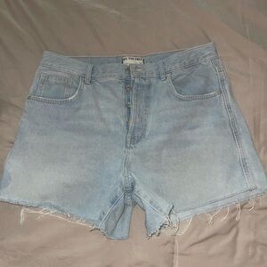 Free People denim shorts